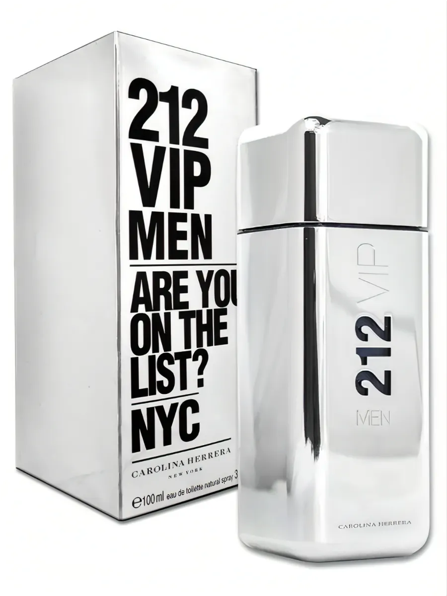 Carolina Herrera Vip 212 Gray Muški